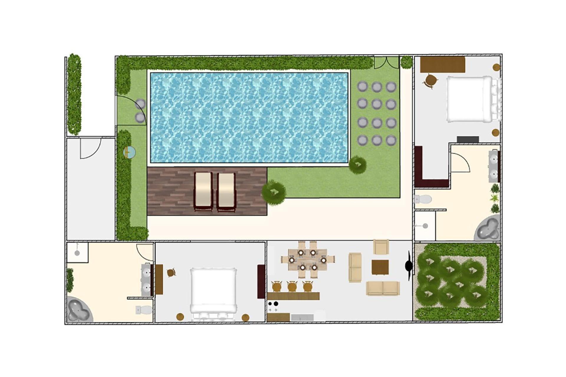 Villa Lotus Seminyak Esterno foto